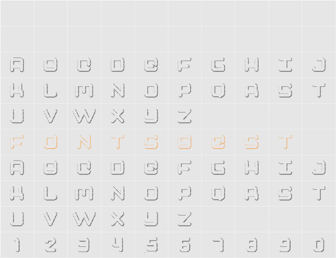 Spectro Character Map