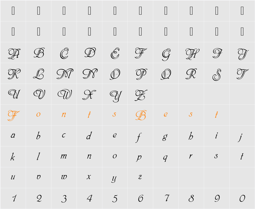 PhyllisIniD Character Map