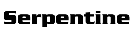Serpentine Font Image
