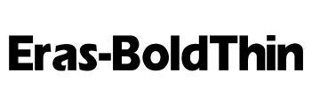 Eras-Bold Thin Font Image