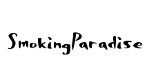 SmokingParadise Font Image