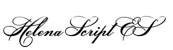 Helena Script ES  Font Image