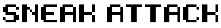Sneak Attack Font Image