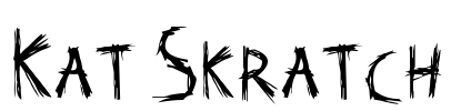 Kat Skratch Font Image