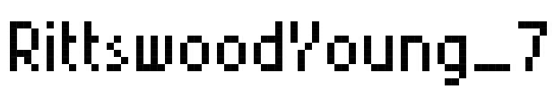 RittswoodYoung_7 Font Image
