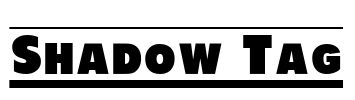 Shadow Tag Font Image