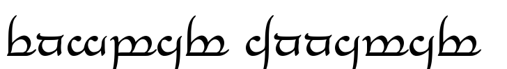 Tengwar Annatar Font Image