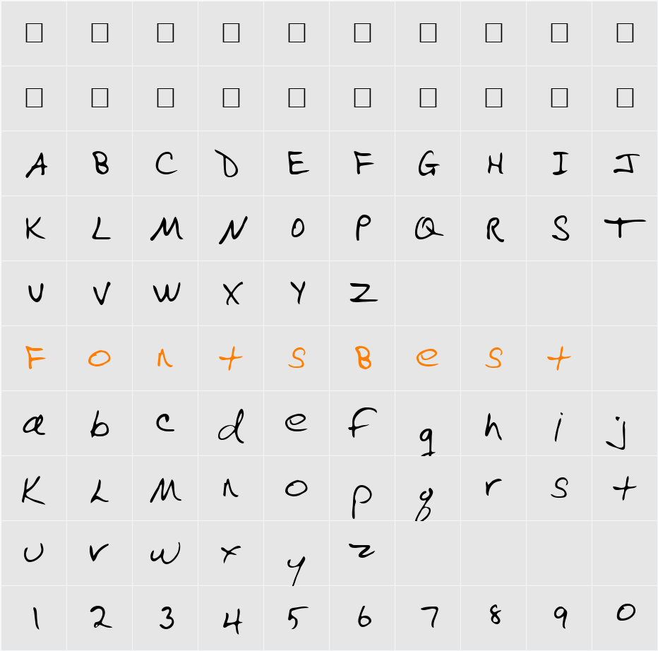 Rabin Character Map