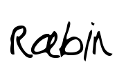 Rabin Font Image
