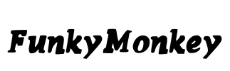 FunkyMonkey Font Image