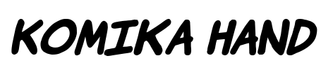 Komika Hand Font Image