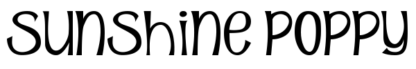 Sunshine Poppy Font Image