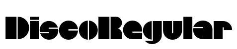 DiscoRegular Font Image