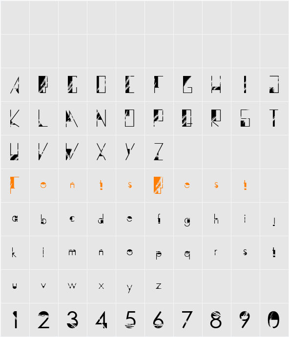 Dystopia Character Map