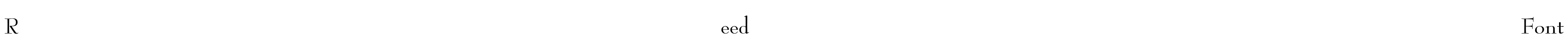 ReedFont Font Image
