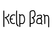Kelp Ban Font Image