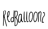 RedBalloon2 Font Image