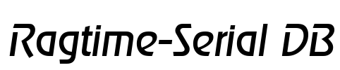 Ragtime-Serial DB Font Image