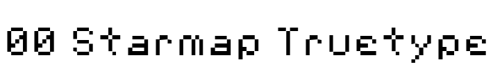 00 Starmap Truetype