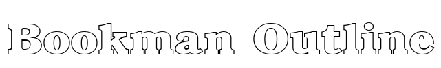 Bookman Outline