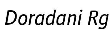 Doradani Rg Font Image