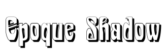 Epoque Shadow Font Image