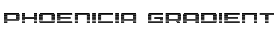 Phoenicia Gradient Font Image