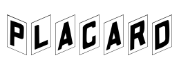 Placard Font Image