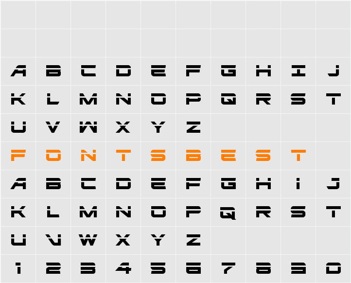 Ghost Clan Laser Character Map