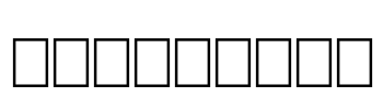Spacecard Font Image