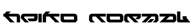 Heiko Normal Font Image