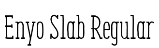 Enyo Slab Regular