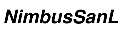 NimbusSanL Font Image
