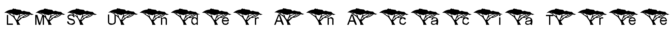 LMS Under An Acacia Tree Font Image
