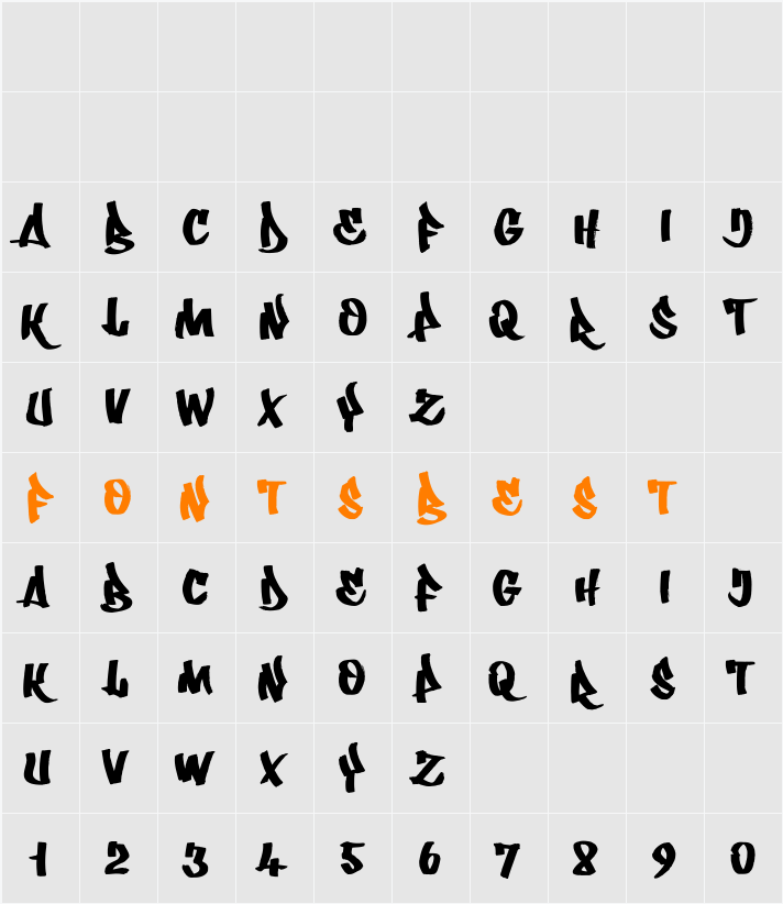 Whatka Character Map