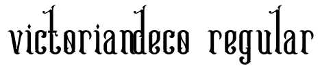 Victoriandeco Regular Font Image