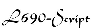 L690-Script Font Image