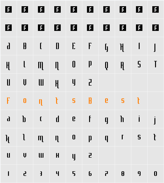 She Curls In The Mist Character Map