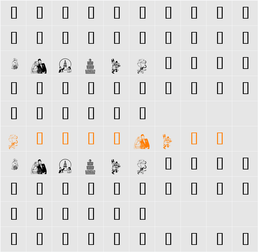 KR Wedding Character Map