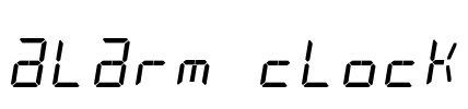 alarm clock