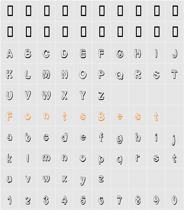 Font formerly known as FONT Character Map