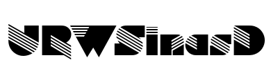 URWSinasD Font Image