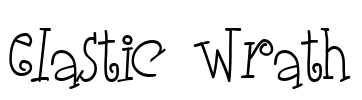 Elastic Wrath Font Image