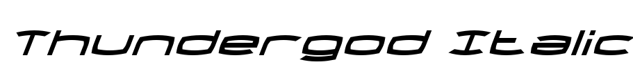 Thundergod Italic