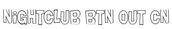 Nightclub BTN Out Cn Font Image