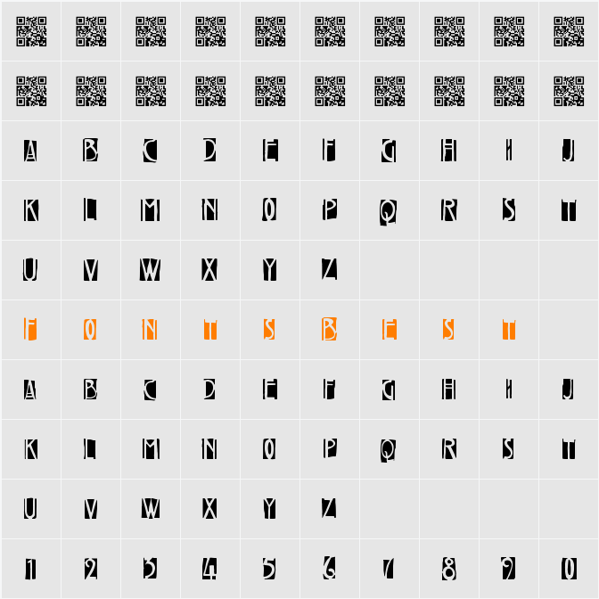 FreakyTwenties Character Map