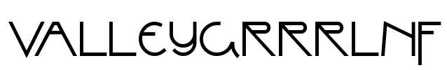 ValleyGrrrlNF Font Image