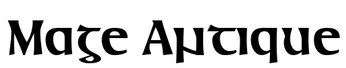 Mage Antique Font Image