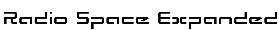 Radio Space Expanded Font Image