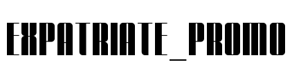 Expatriate_Promo Font Image